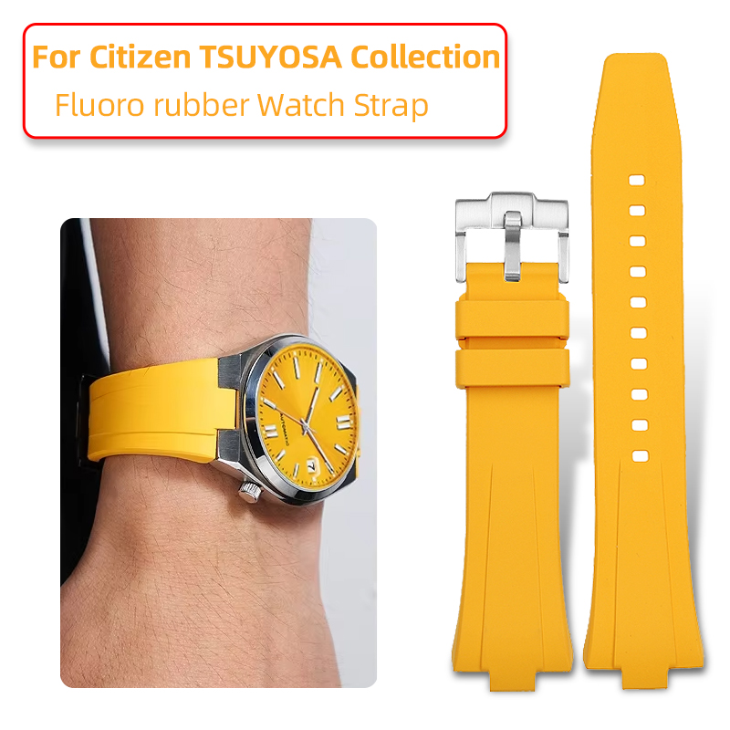 Citizen Watch Tsuyosa - Ремешок для часов из фторкаучука FKM