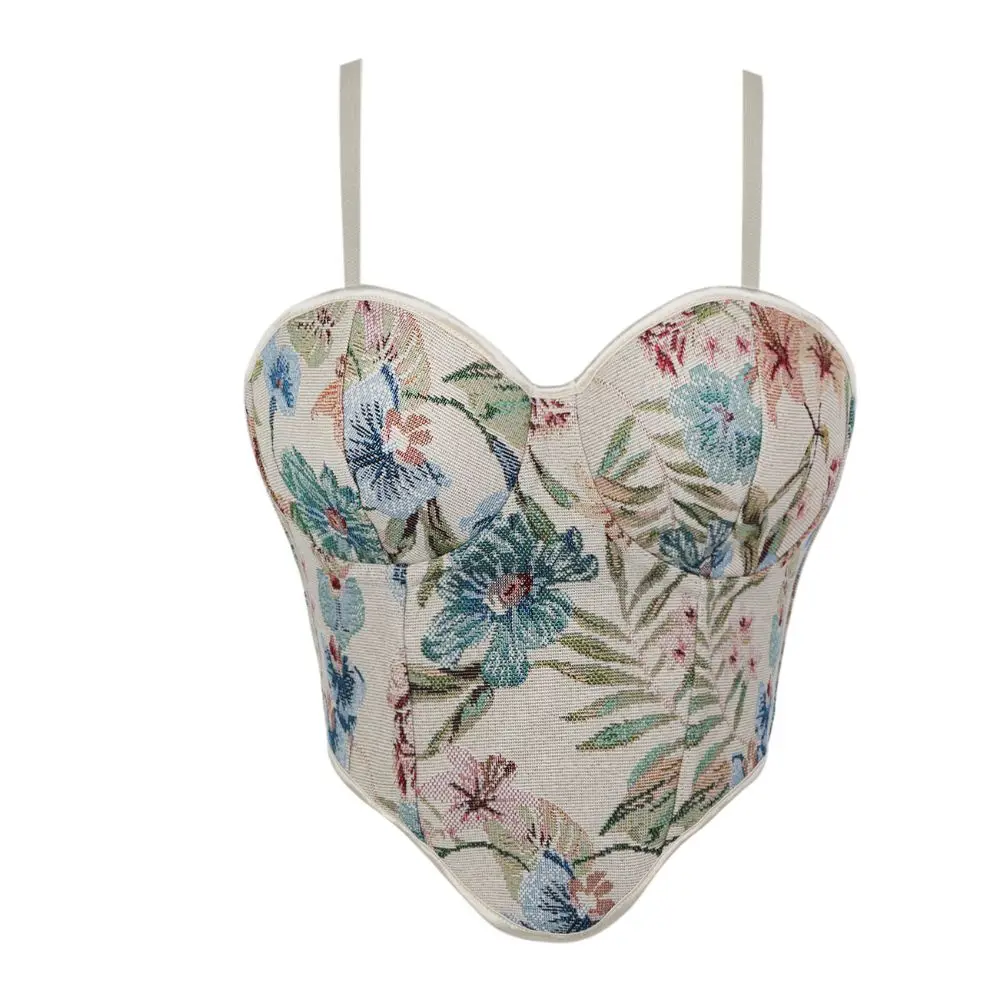 Tropic Strap Vintage - Женский корсет с тонкими бретелями и