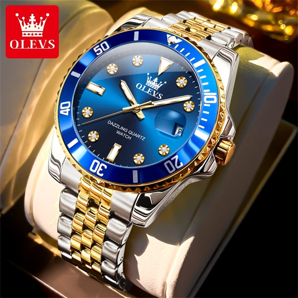 Rolex Watch Submariner - OLEVS Роскошные часы для бизнеса Водонепроницаемые