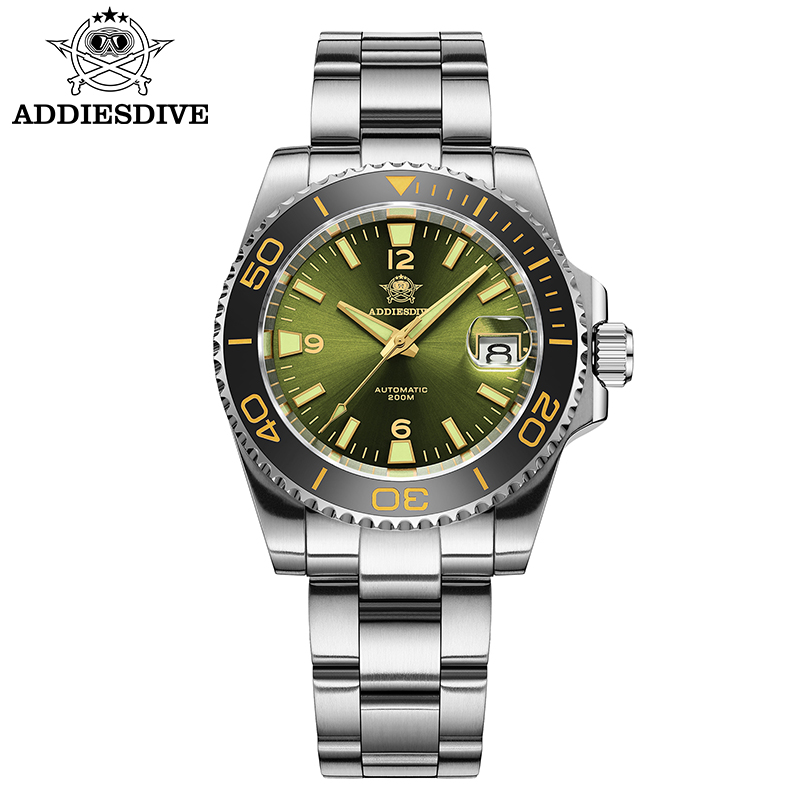 ADDIESDIVE Новые подарочные ча – обзор и цена Stainless Bracelet Diver