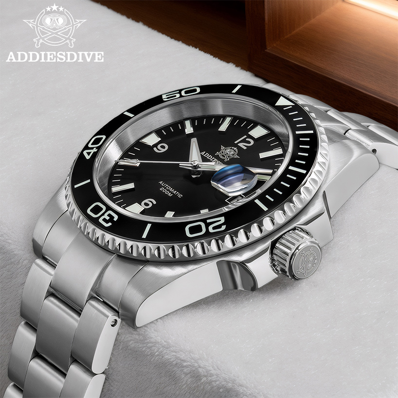 ADDIESDIVE Новые подарочные ча – обзор и цена Stainless Bracelet Diver