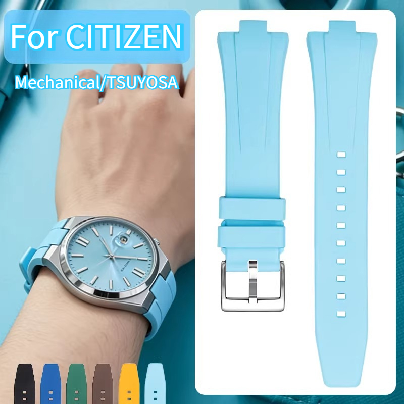 Ремешок для часов из фторкаучу – обзор и цена Citizen Watch Tsuyosa