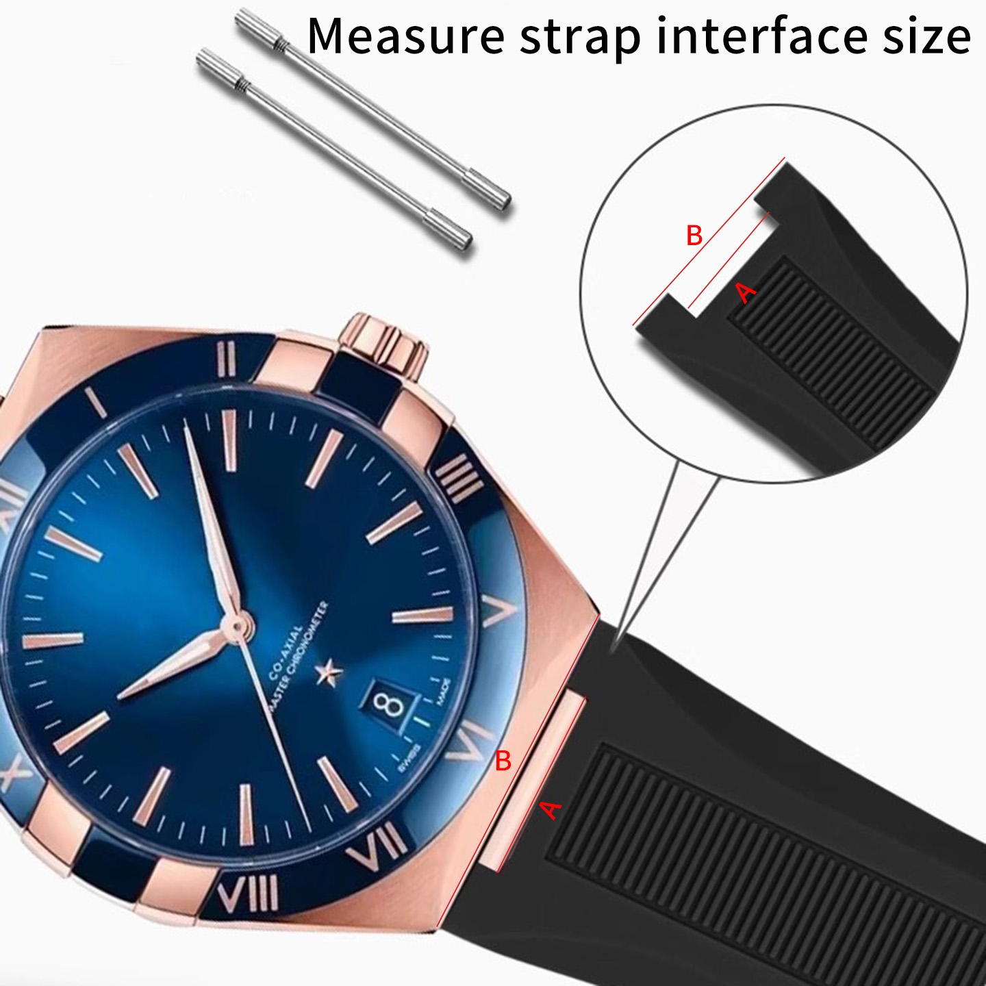 Ремешок для часов из силиконов – обзор и цена Omega Watch Constellation