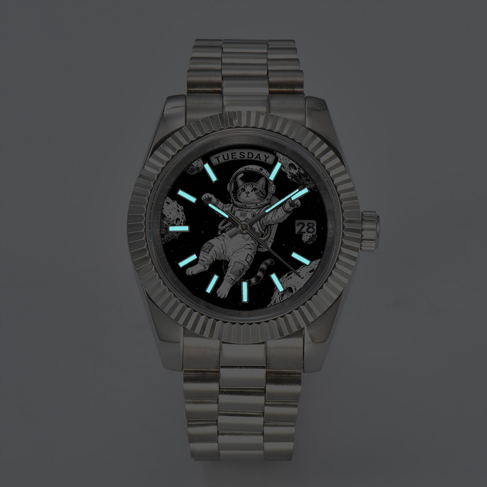 Креативные мужские часы 40 мм/ – обзор и цена Stainless Bracelet Diver