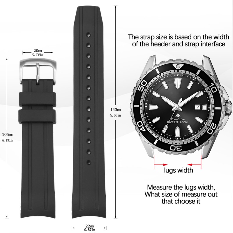 Силиконовый ремешок для часов  – обзор и цена Citizen Watch Promaster