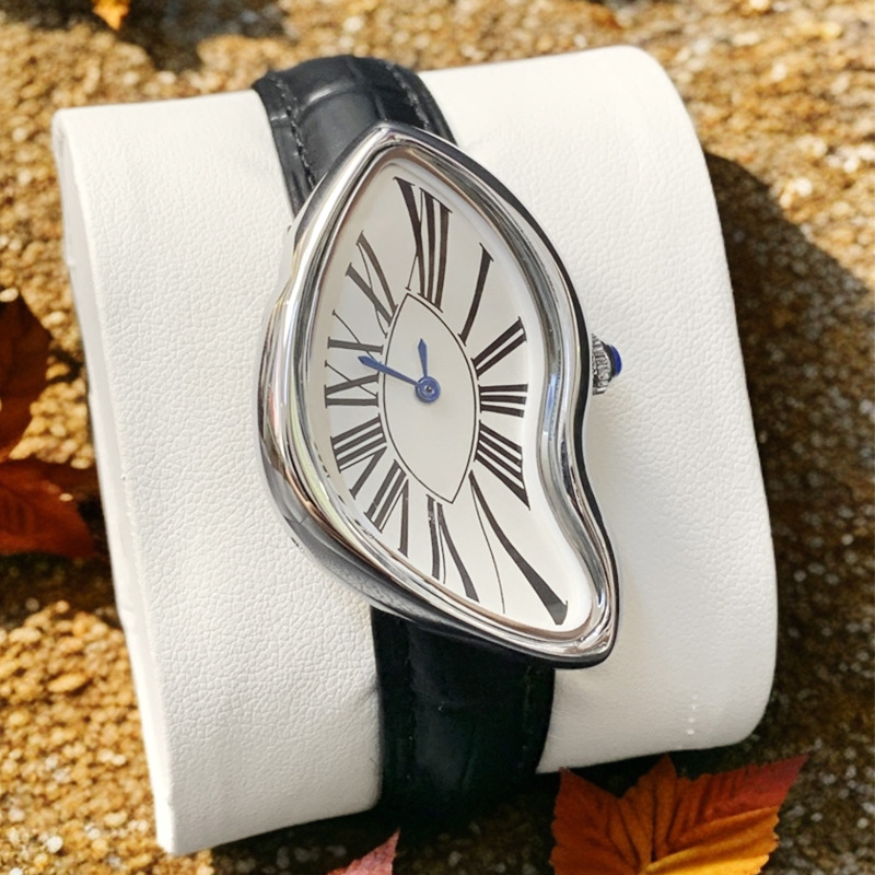 Средневековые часы Alien Melt  – обзор и цена Leather Watch Band Men