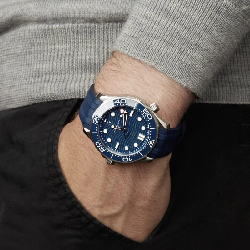Резиновый силиконовый ремешок  – обзор и цена Omega Watch Seamaster