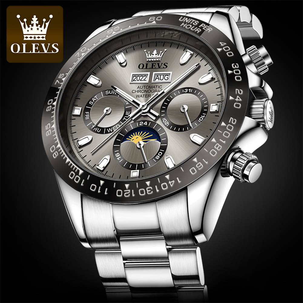 OLEVS 6654 Роскошные мужские ч – обзор и цена Omega Watch Seamaster