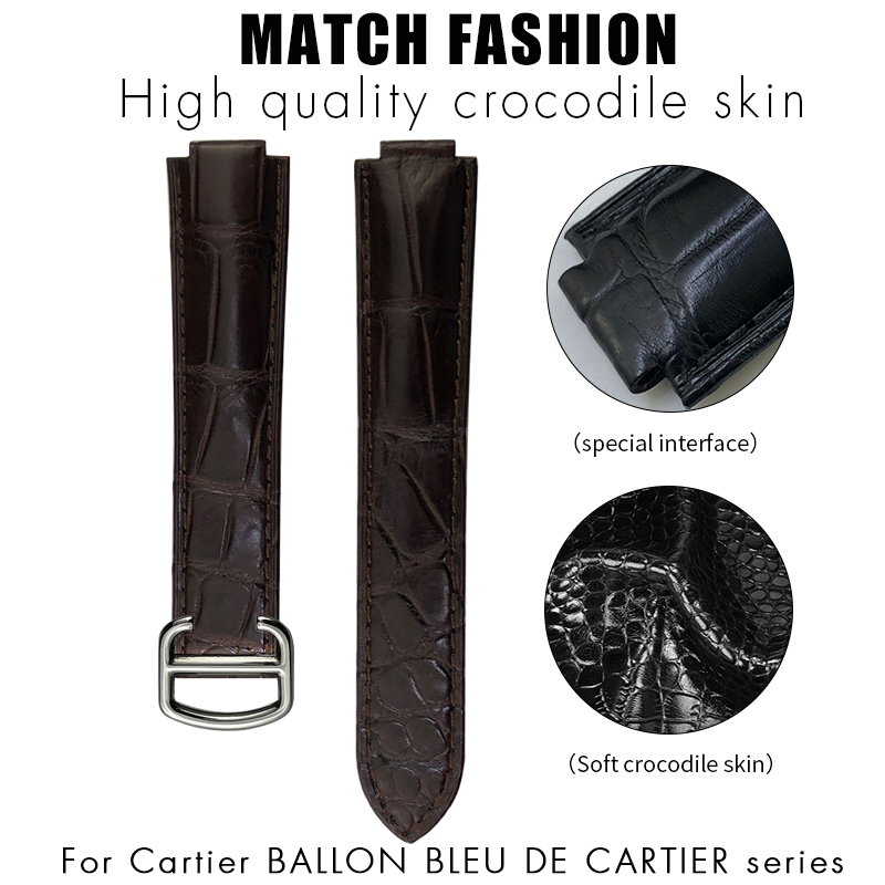 Ремешок из крокодиловой кожи д – обзор и цена Cartier Watch Ballon Bleu