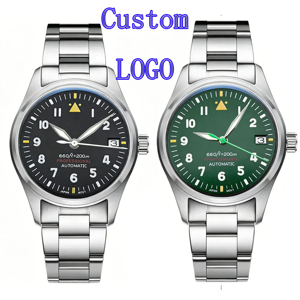 Мужские часы Pilot с индивидуа – обзор и цена Stainless Bracelet Diver