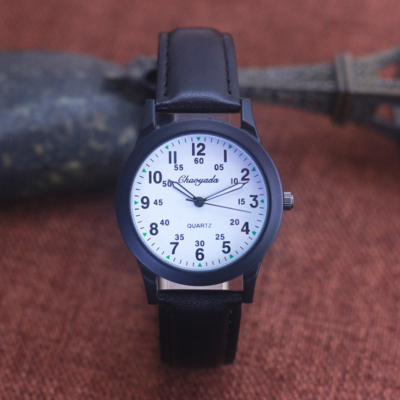 Часы наручные Chaoyada кварцев – обзор и цена Leather Watch Band Men