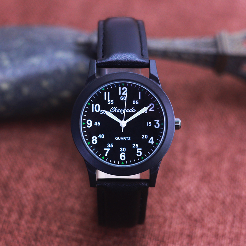 Часы наручные Chaoyada кварцев – обзор и цена Leather Watch Band Men