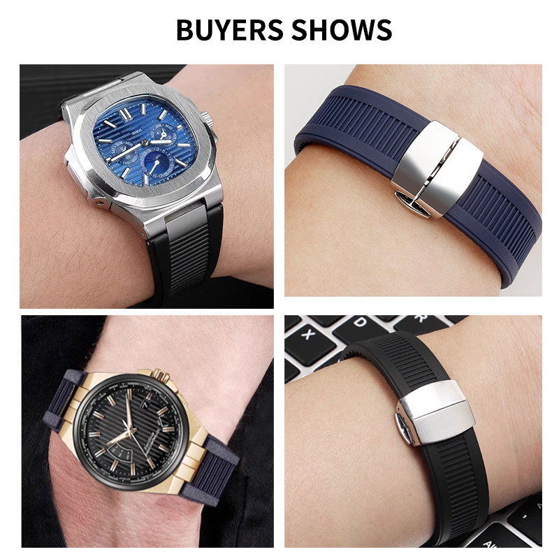 Силиконовый ремешок для часов  – обзор и цена Patek Philippe Watch Nautilus